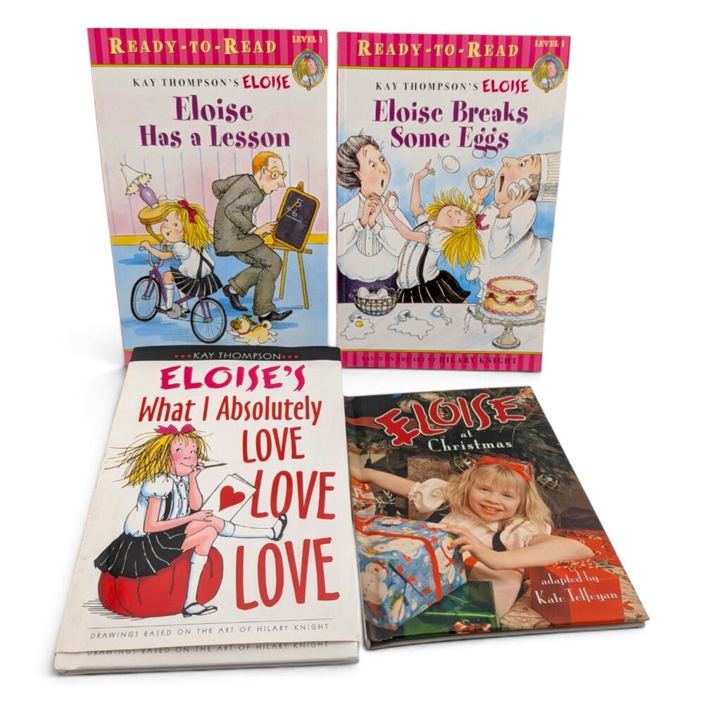 Kay Thompson Eloise Books Lot of 4 Ready-to-Read Hilary Knight